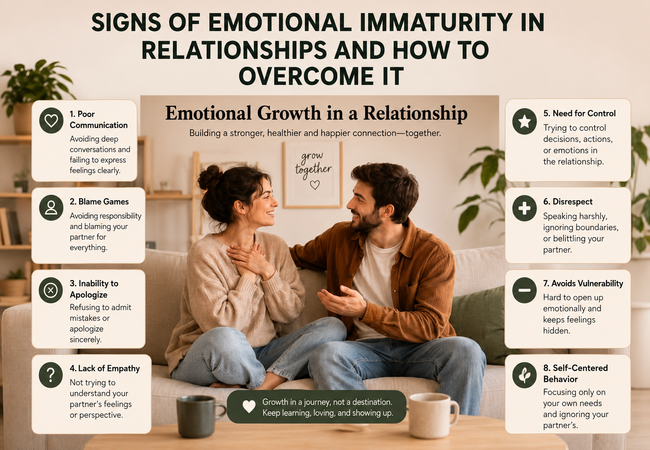 Signs of Emotional Immaturity in Relationships and How to Overcome It