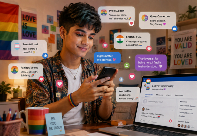 How Social Media Shapes LGBTQ Identity and Mental Health