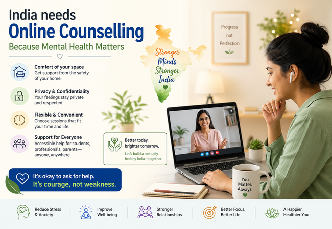 Growing Need for Online Counselling in India. How Unwinnd Fits