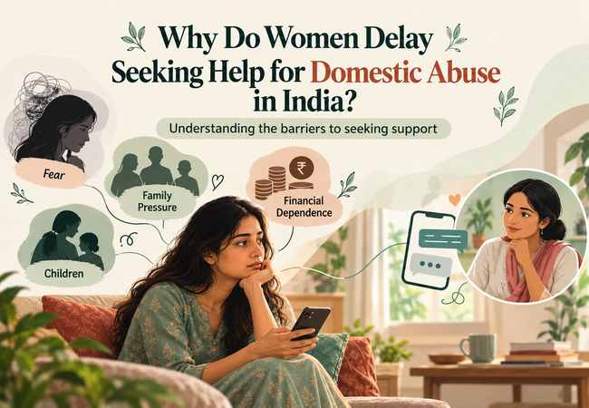 Why Do Women in India Delay Seeking Help for Domestic Abuse?