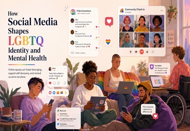 How Social Media Shapes LGBTQ Identity and Mental Health