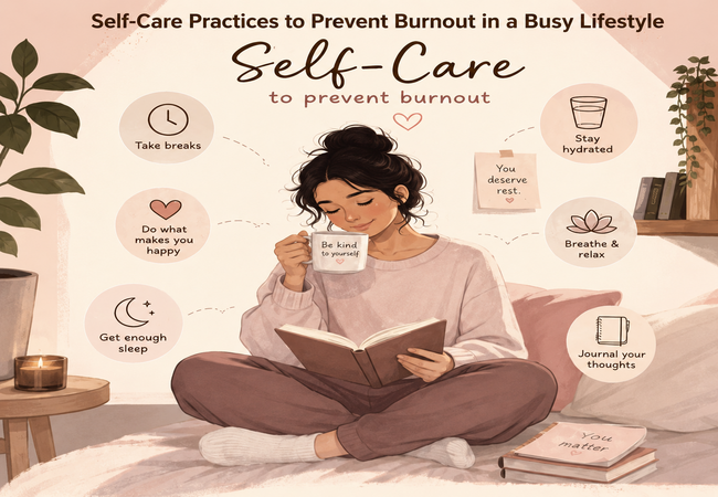 Self-Care Practices to Prevent Burnout in a Busy Lifestyle