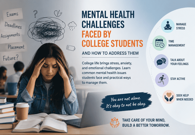 Mental Health Challenges Faced by College Students and How to Address 