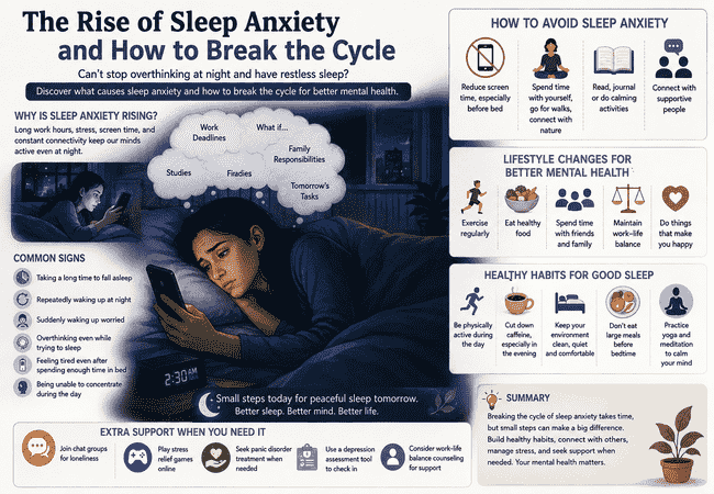The Rise of Sleep Anxiety and How to Break the Cycle