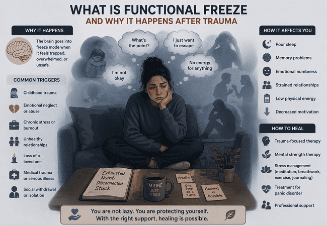 What Is Functional Freeze and Why It Happens After Trauma