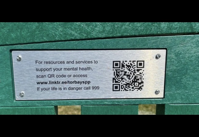 Plaques Installed Across Torbay to Encourage Mental Health Conversations 