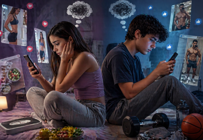 Is social media addiction leading to eating disorder among teens?